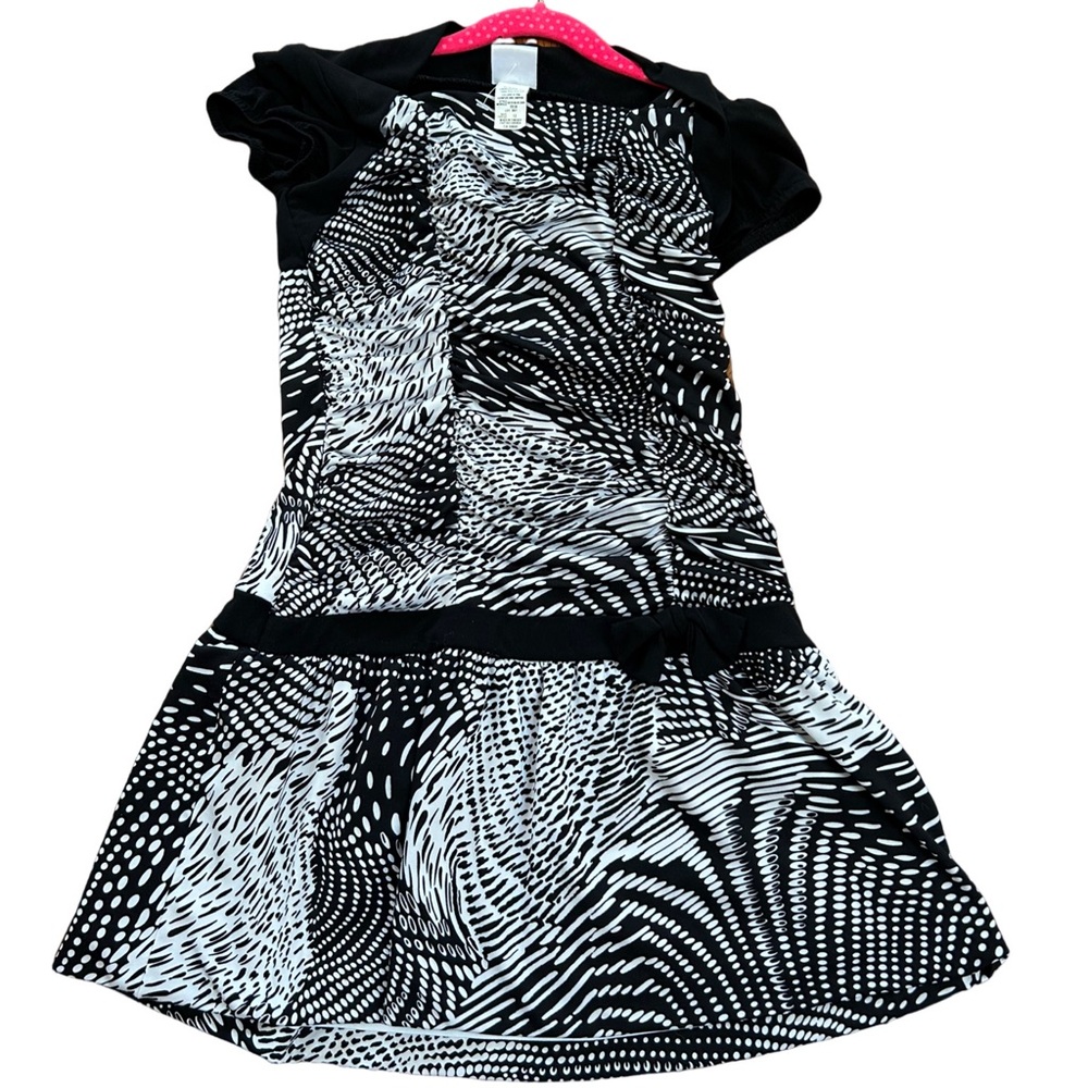 Jessie Girl Black and White Dress - Girls Size 10/12 EUC 🖤🤍